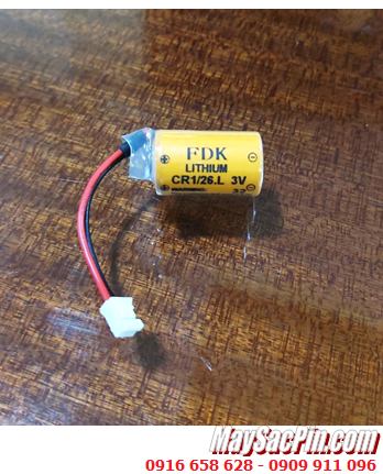 FDK CR1/2 6.L, Pin nuôi nguồn PLC FDK CR1/2 6.L lithium 3V 1000mAh chính hãng/ Xuất xứ NHẬT